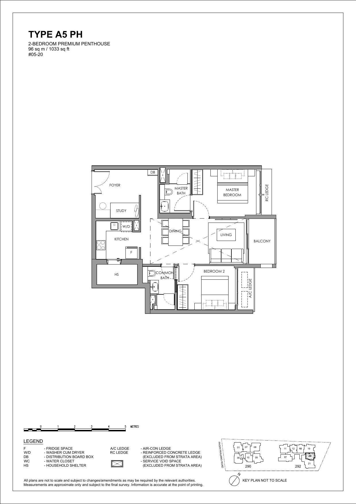 Type A5 PH Floor Plan