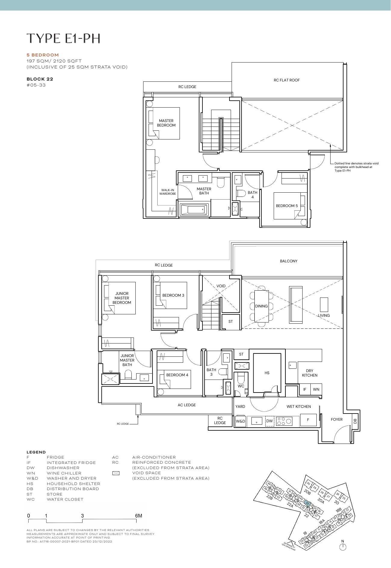 Type E1-PH Floor Plan