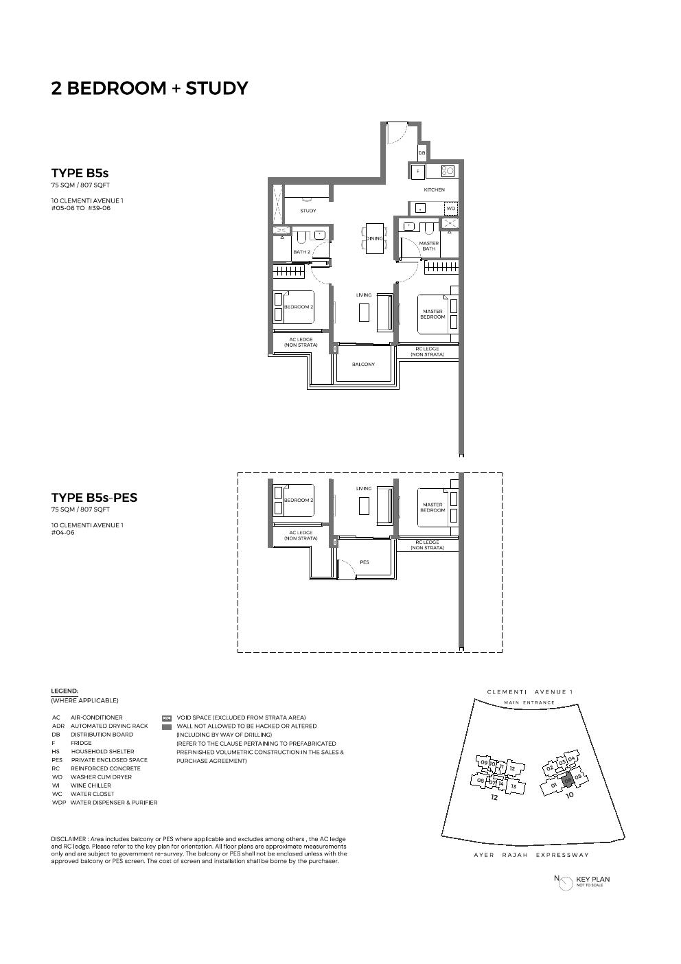 Type B5S Floor Plan