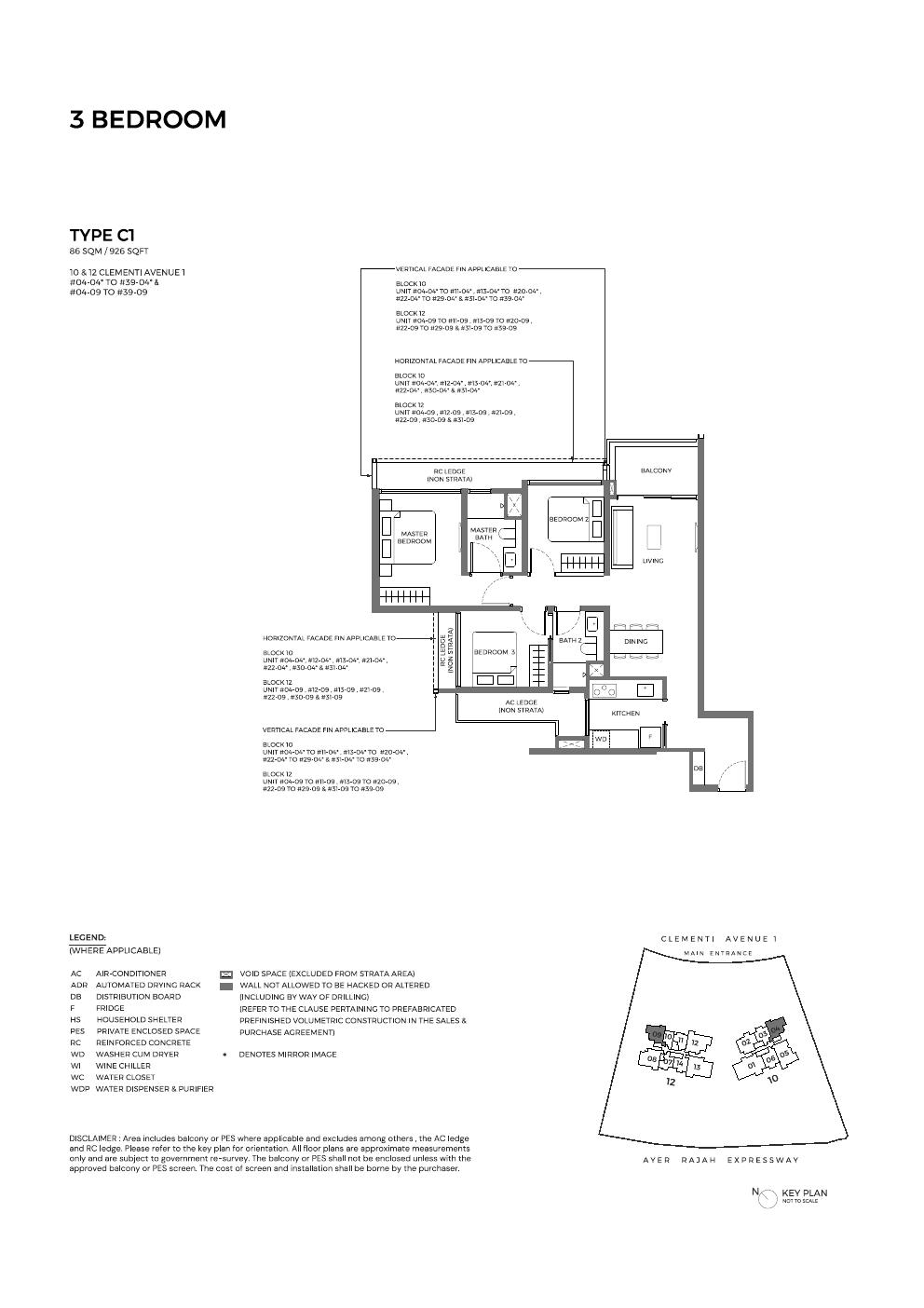 Type C1 Floor Plan
