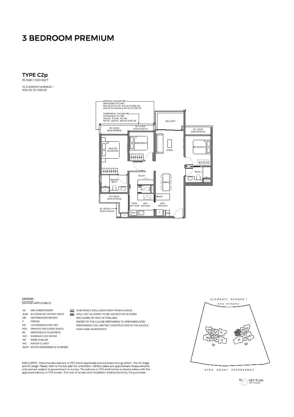 Type C2P Floor Plan
