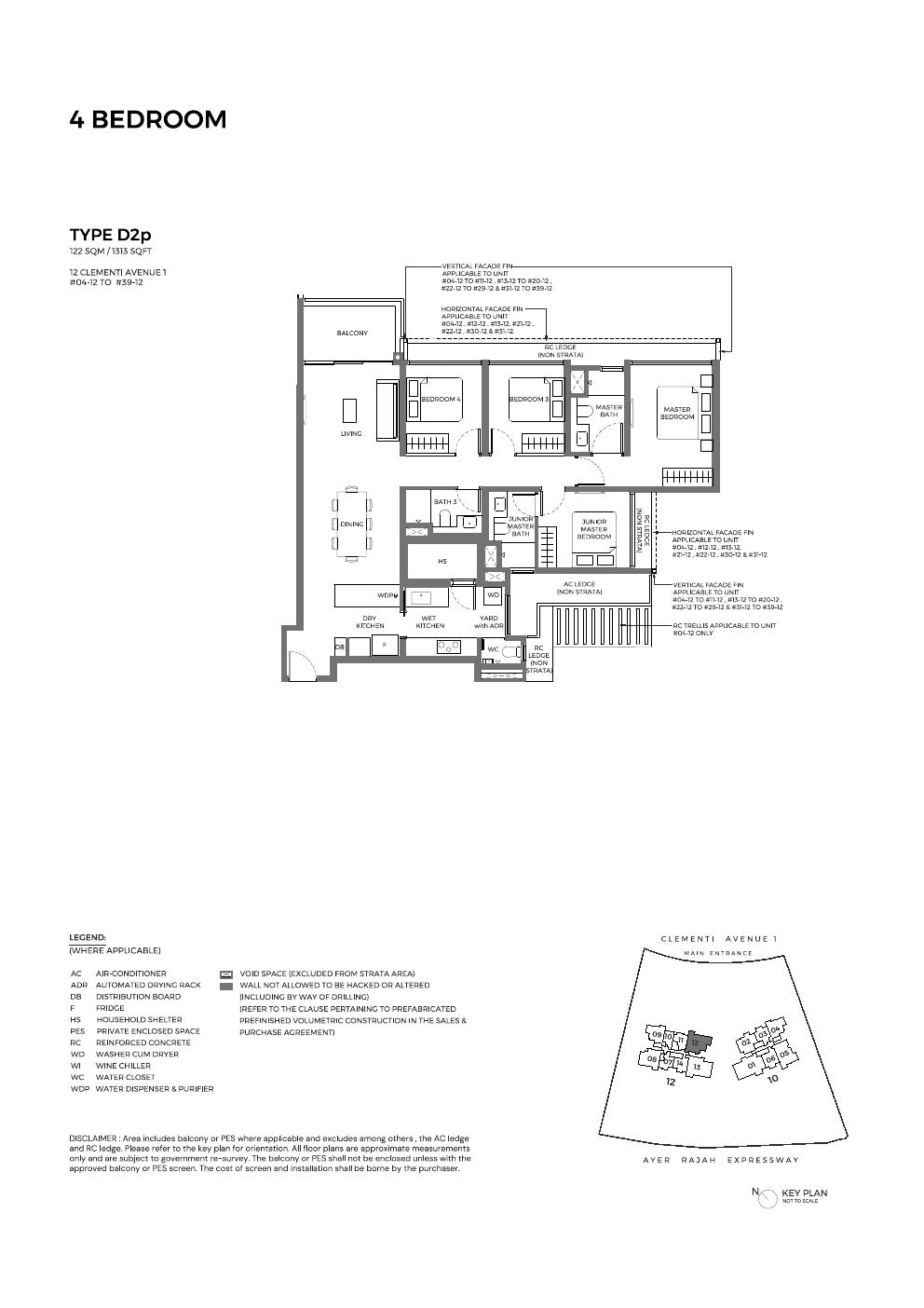 Type D2P Floor Plan