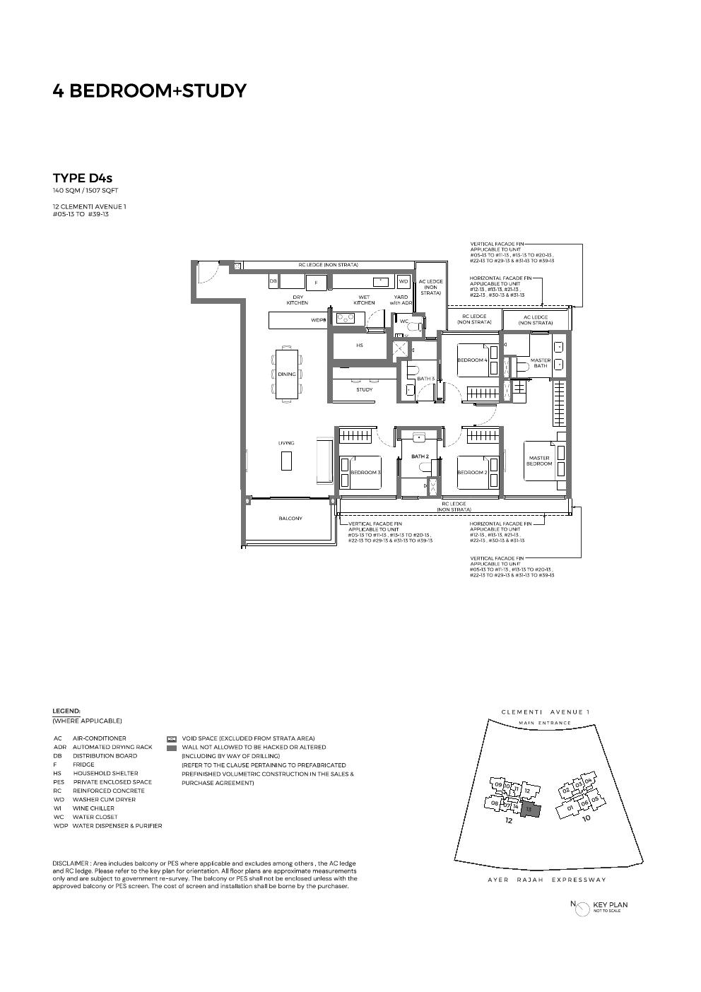 Type D4S Floor Plan